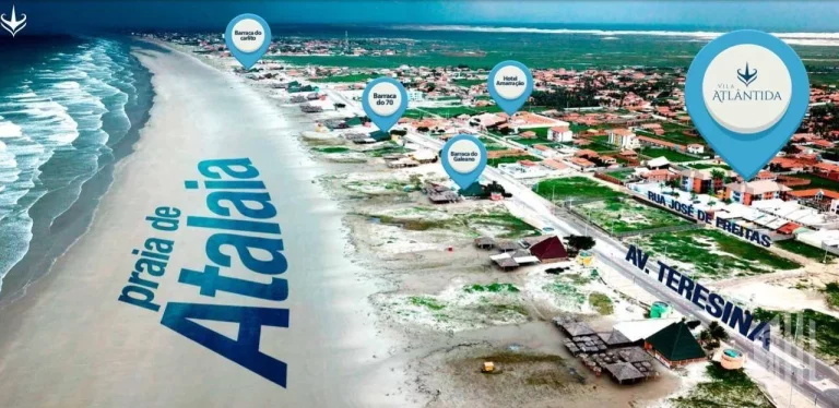 Imagem ÚLTIMA UNIDADE: Apartamento em construção, 2 dormitórios à venda por R$ 342,647,10 Condomínio VILA ATLÂNTIDA - Atalaia - Luís Correia/PI