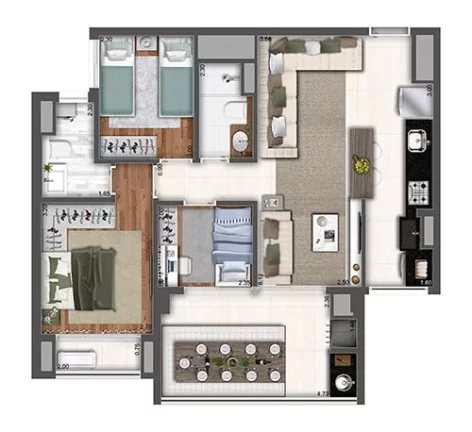 Imagem APARTAMENTO RESIDENCIAL em São Paulo - SP, Vila Prudente