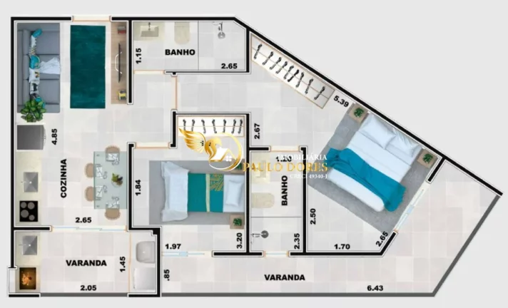 Imagem APARTAMENTO E STUDIO À VENDA NA PRAIA GRANDE EM UBATUBA-SP