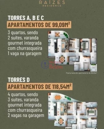 Imagem Imóveis Belém vende - RAIZES RESIDENCE