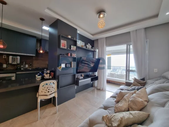 Imagem Apartamento mobiliado 95m2 3 dormitórios, sendo 1 suíte, varanda gourmet, 2 vagas no condomínio clube Family Garden na Chácara Inglesa